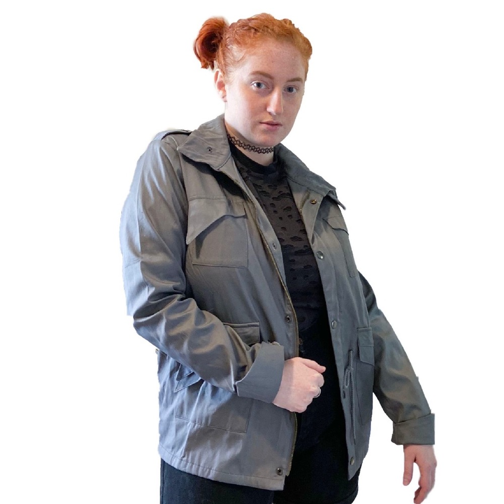 Men’s Grey Zip-up Jacket